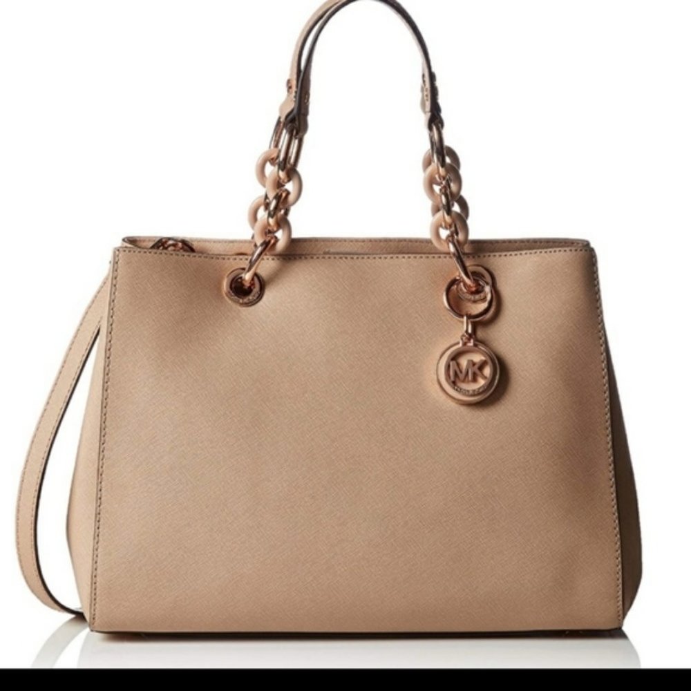 Michael Kors Cynthia Leather Hobo / Shoulder Bag